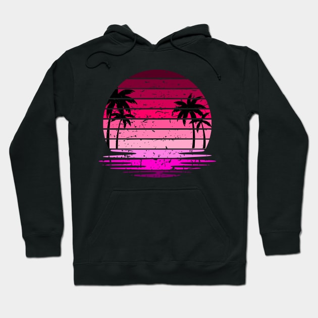 Pink Sunset Hoodie by Lifeline/BoneheadZ Apparel